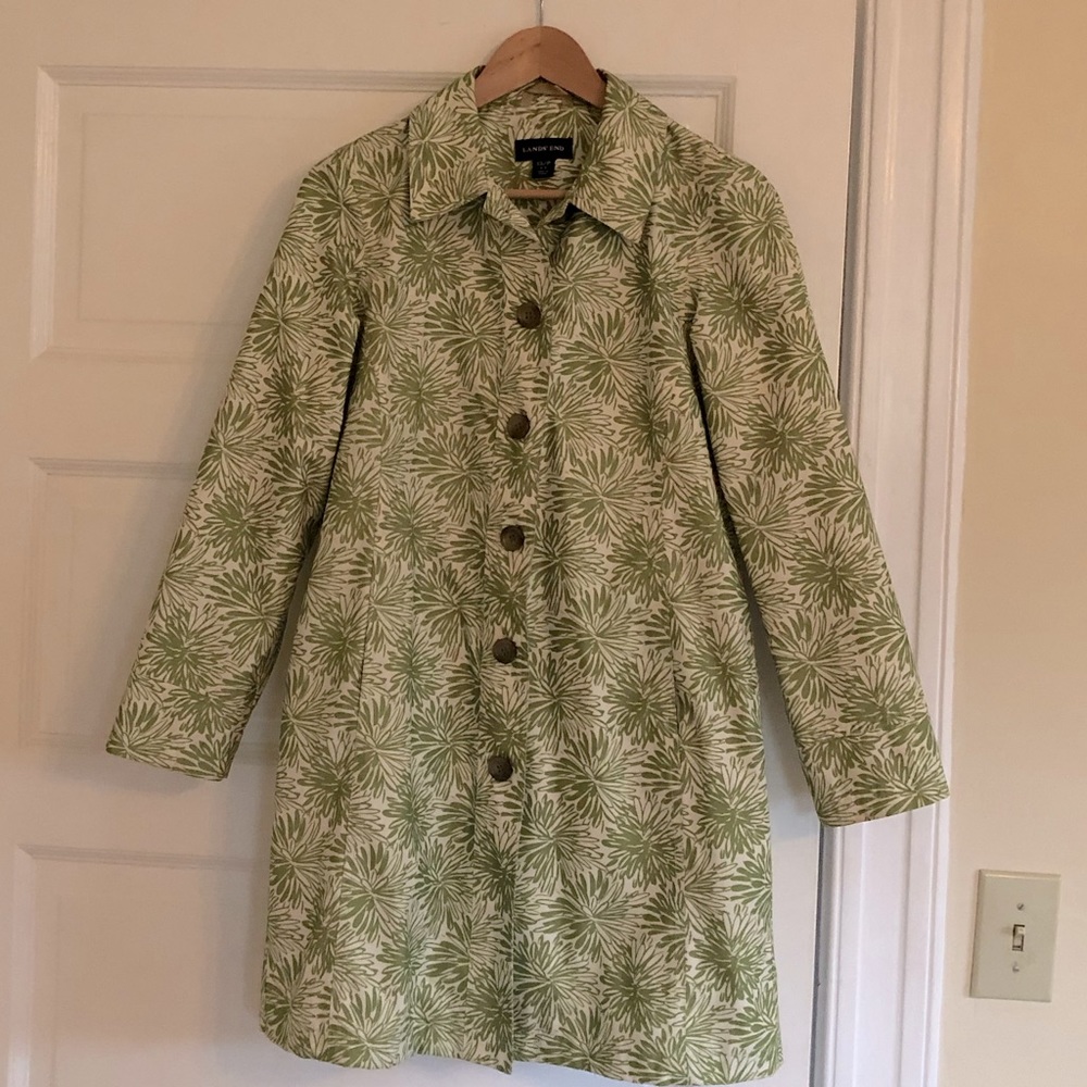 Lands’ End rain coat